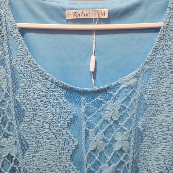 Katie blue asymmetrical dress Size m - Picture 6 of 8